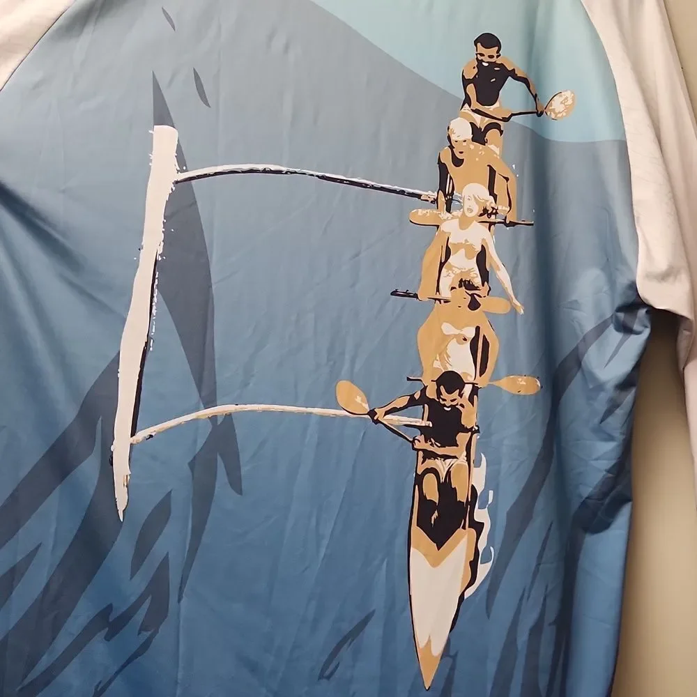 Around the Island Hong Kong Outrigger Canoe Paddling Race 2015 Rashguard 2XL